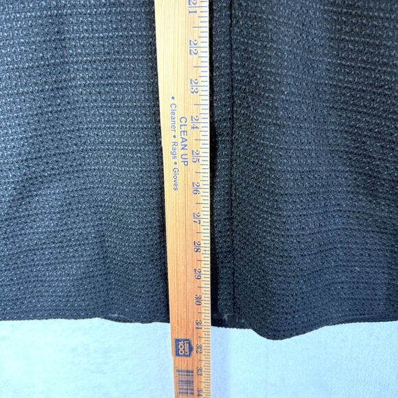 Sunfere Camilla Square Neck Tweed Pearl Trim Mini Dress Womens M Black NEW - Picture 6 of 12